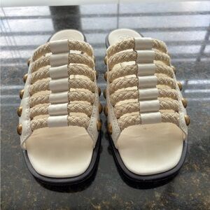 Tory Burch Cream Sandals